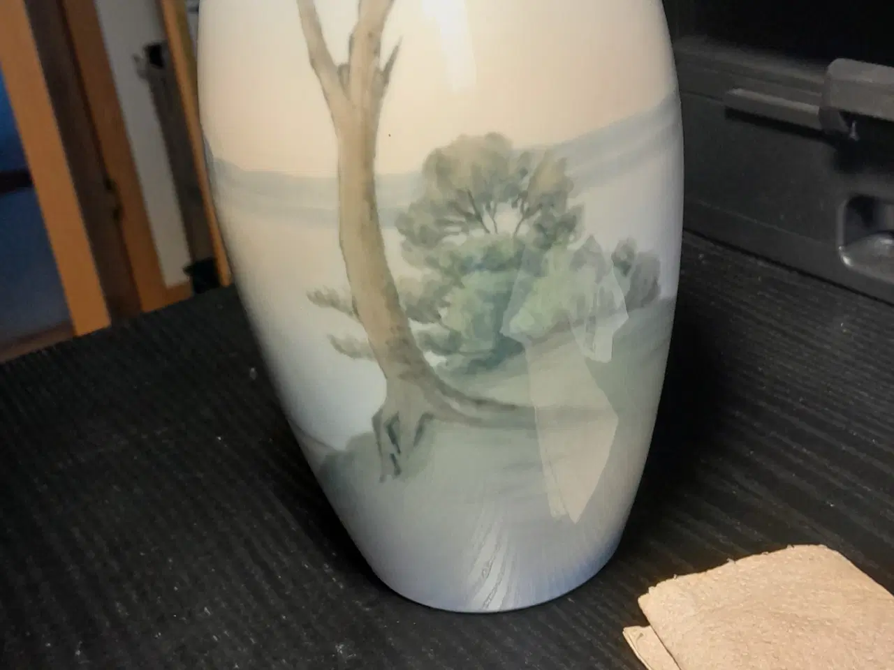 Billede 1 - B &  G Vase  med motiv 