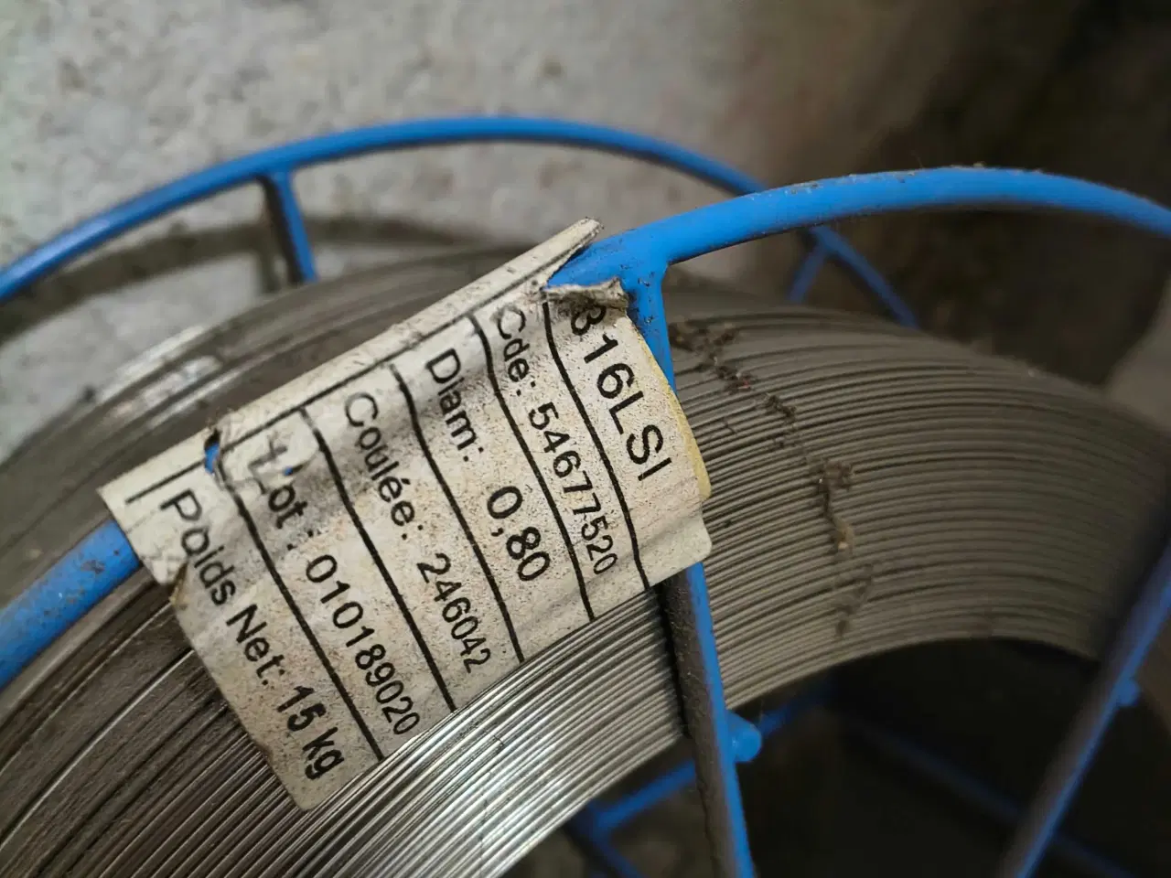 Billede 1 - Rustfri svejsetråd 0.8