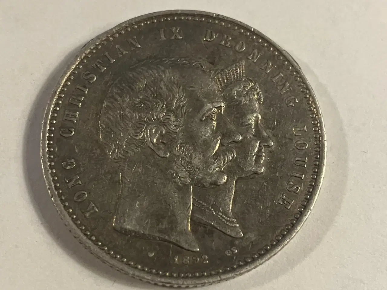 Billede 1 - 2 krone Denmark 1892