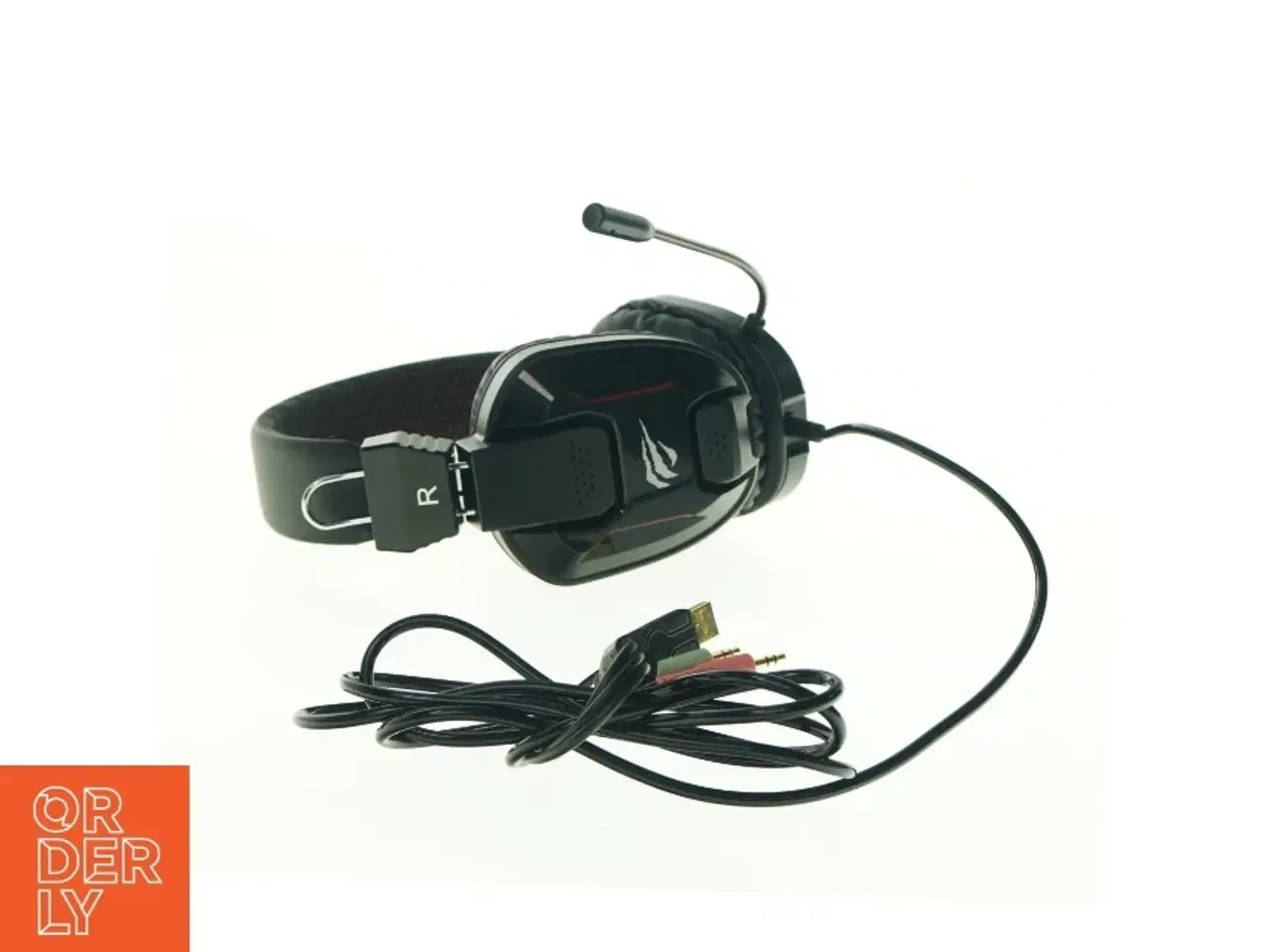 Billede 1 - Headset med mikrofon (str. 17 x 8 cm)