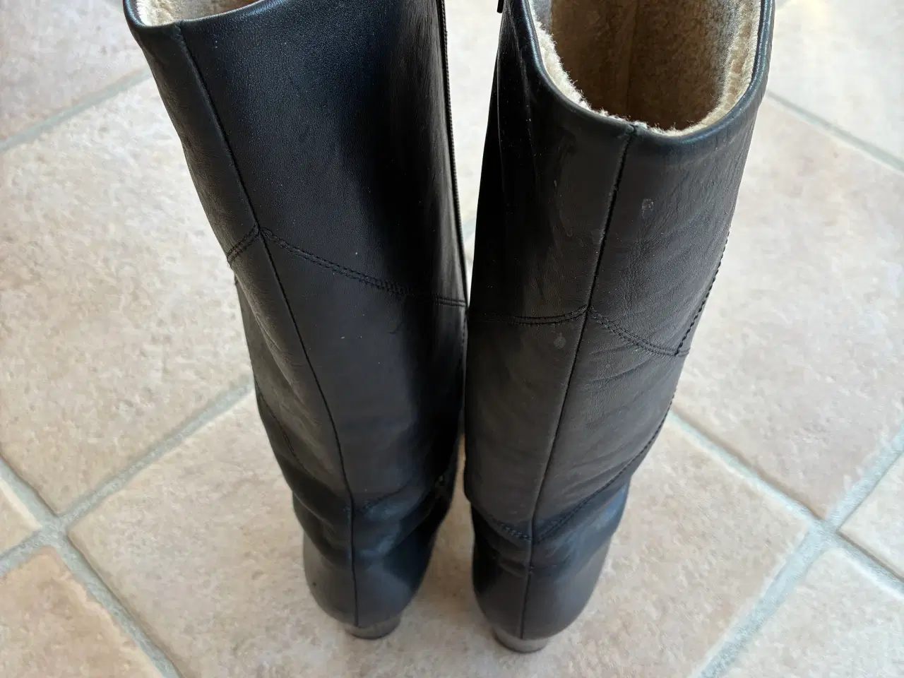 Billede 3 - Læderstøvler med foer str. 5 1/2