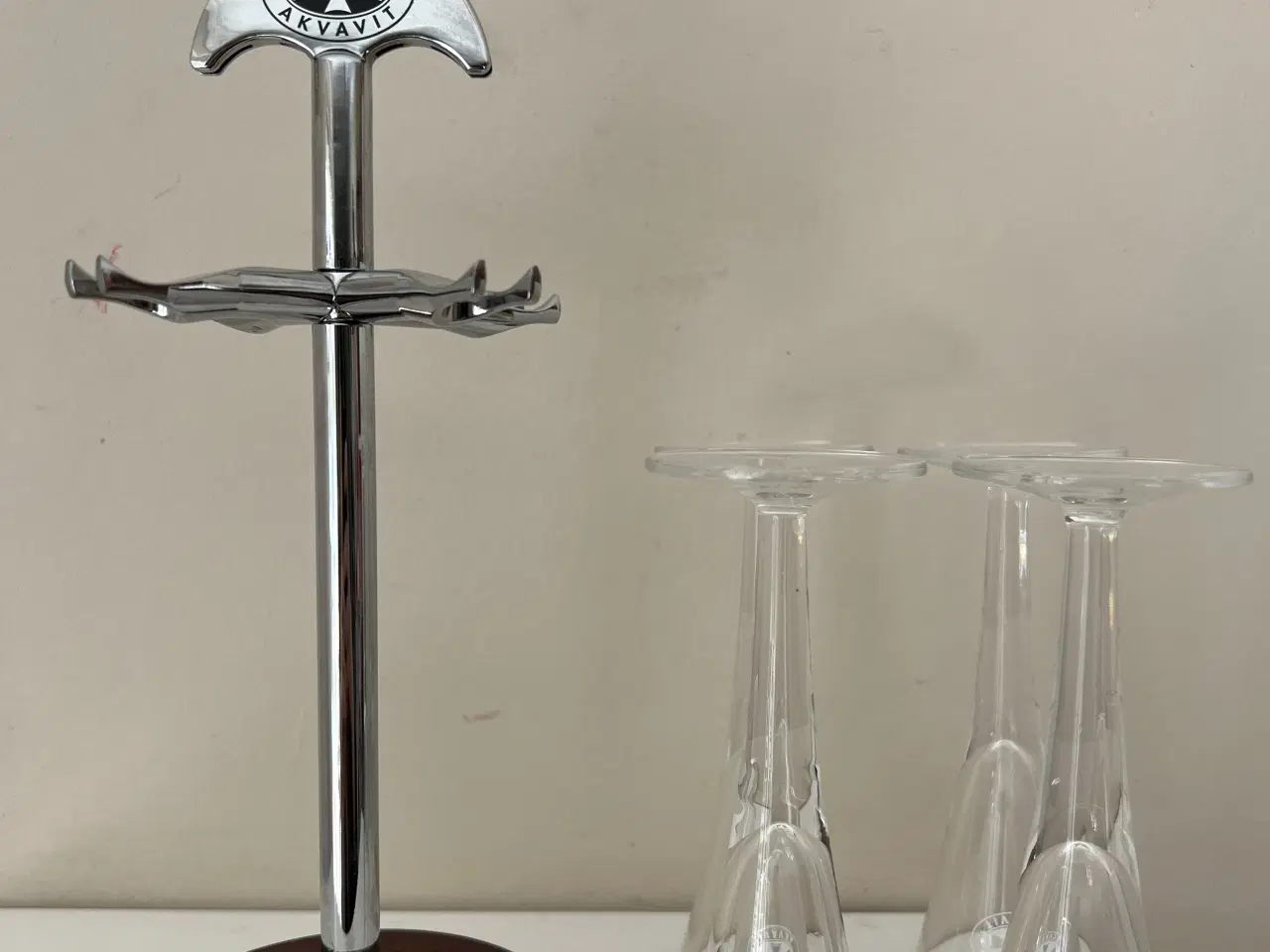 Billede 3 - Ålborg akvavit snapseglas holder inkl glas 