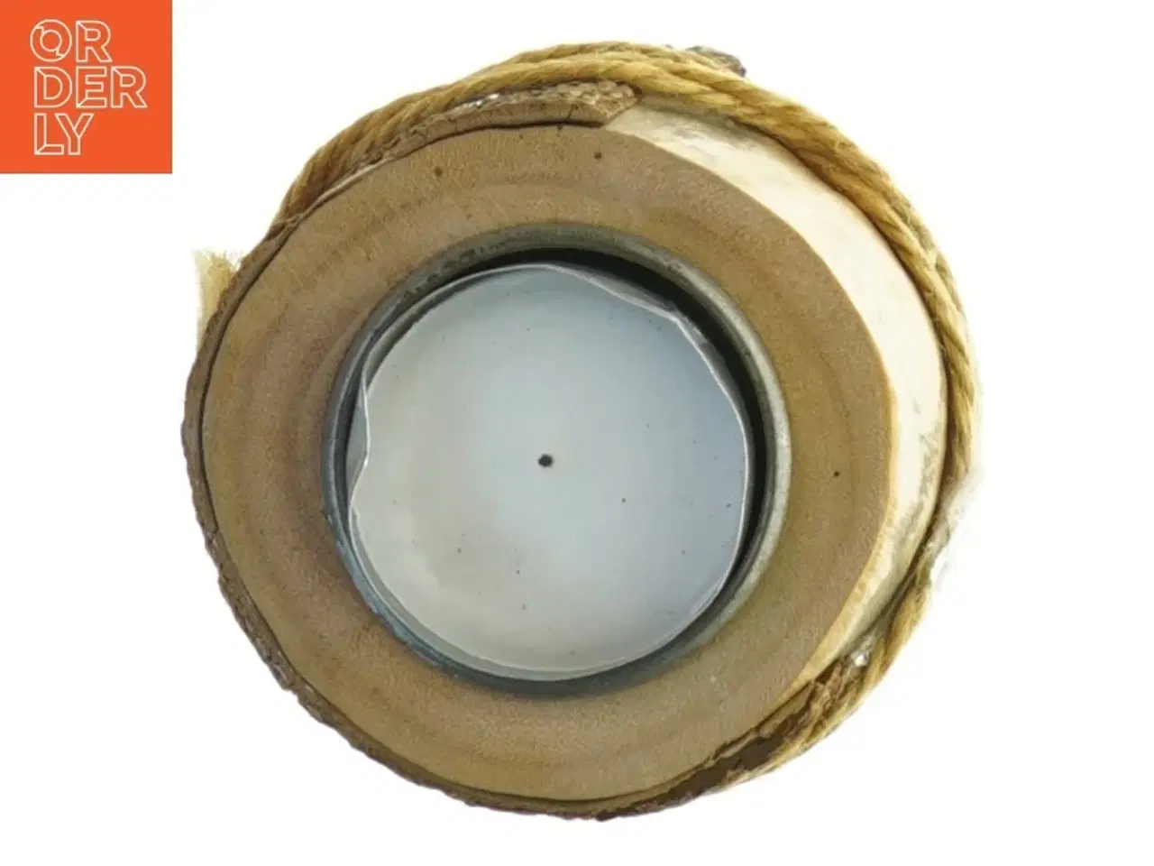 Billede 3 - Træ-lysestage (str. H. 10 cm ø. 7 cm)