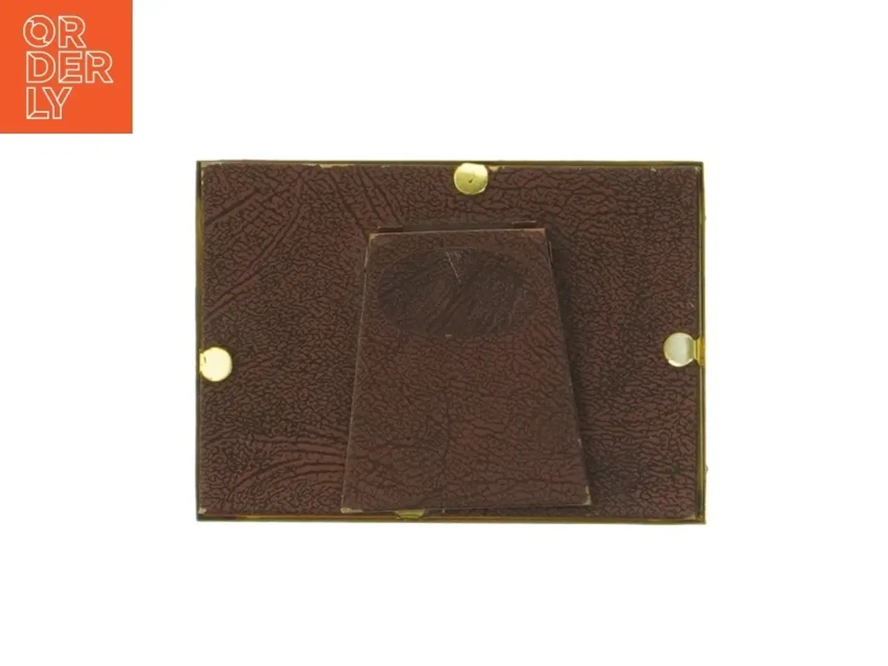 Billede 2 - Antik billedramme med foto (str. 10,5x7,5 cm)