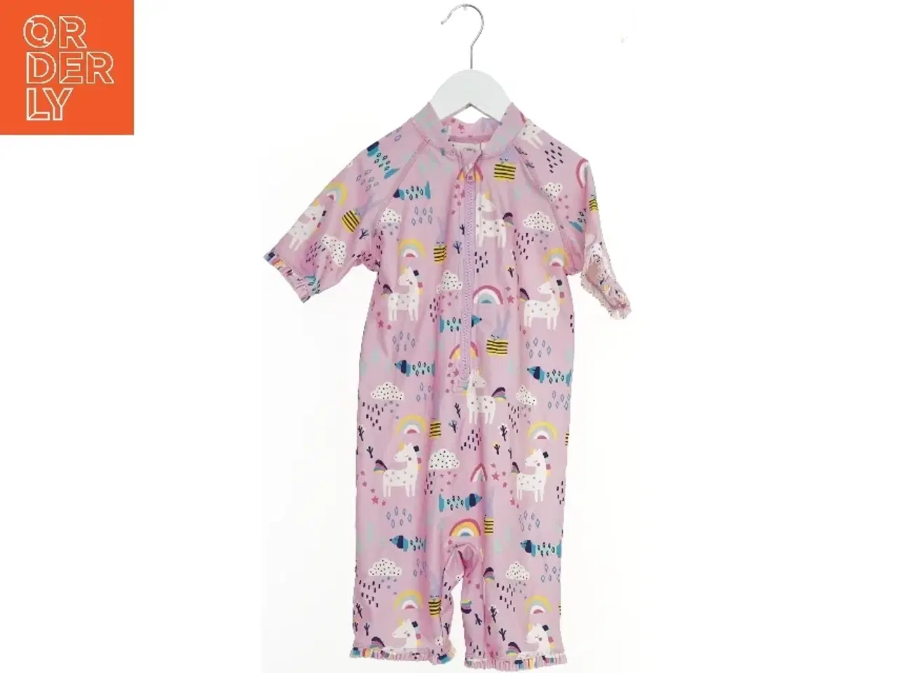 Billede 1 - UV heldragt med enhjørningemotiv fra Next (str. 116)