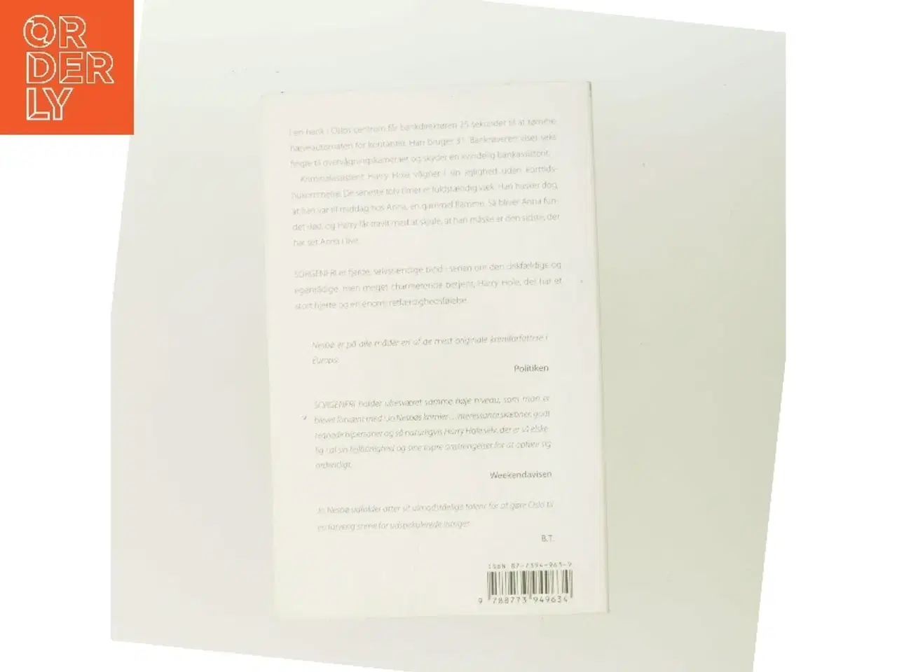 Billede 3 - Sorgenfri af Jo Nesbø (Bog)