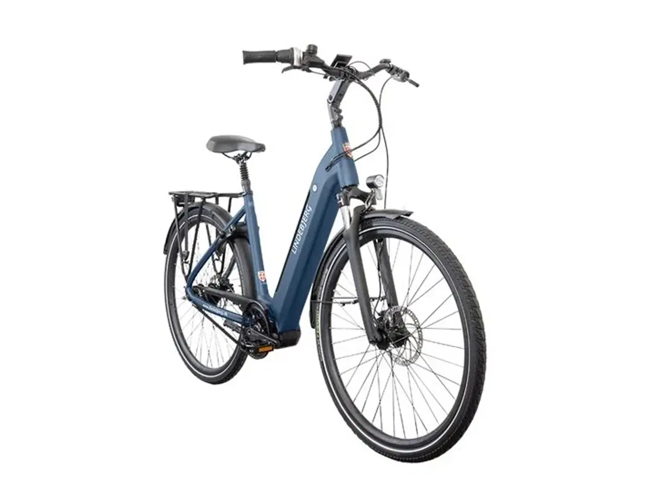 Billede 2 - Lindebjerg 28'' Elcykel Center Royal - Mat blå