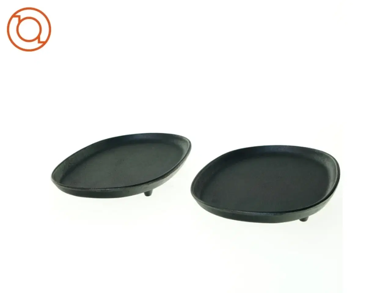 Billede 4 - Gense Grilltallerkener i støbejern (str. 30 x 20 cm)