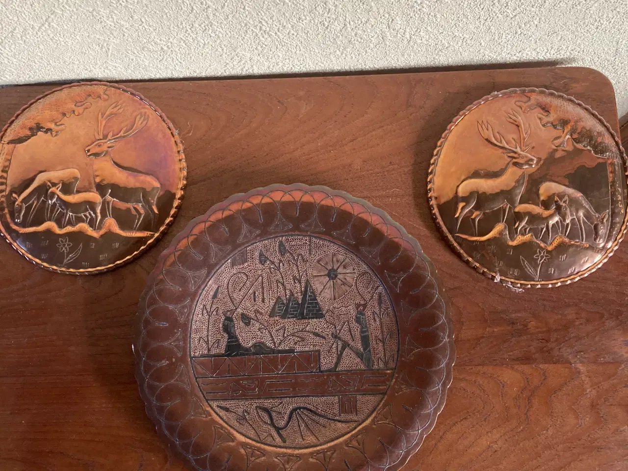 Billede 1 - Kobberpynt m. Rådyr