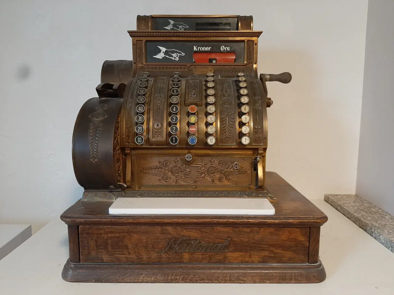 Billede 4 - Kasseapparat National model ca. 1915