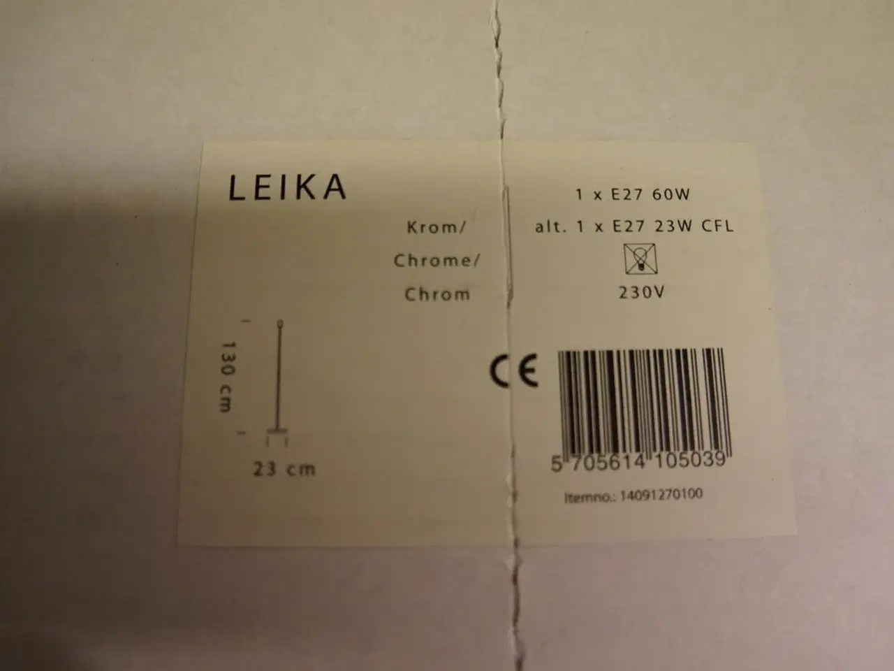 Billede 2 - Lampe LEIKA