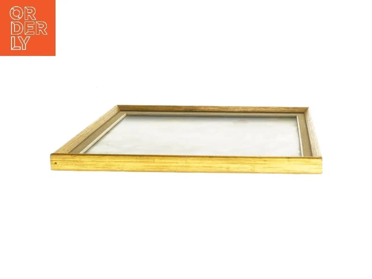 Billede 2 - Broderet billede med landskabsmotiv (str. 24x24 cm)