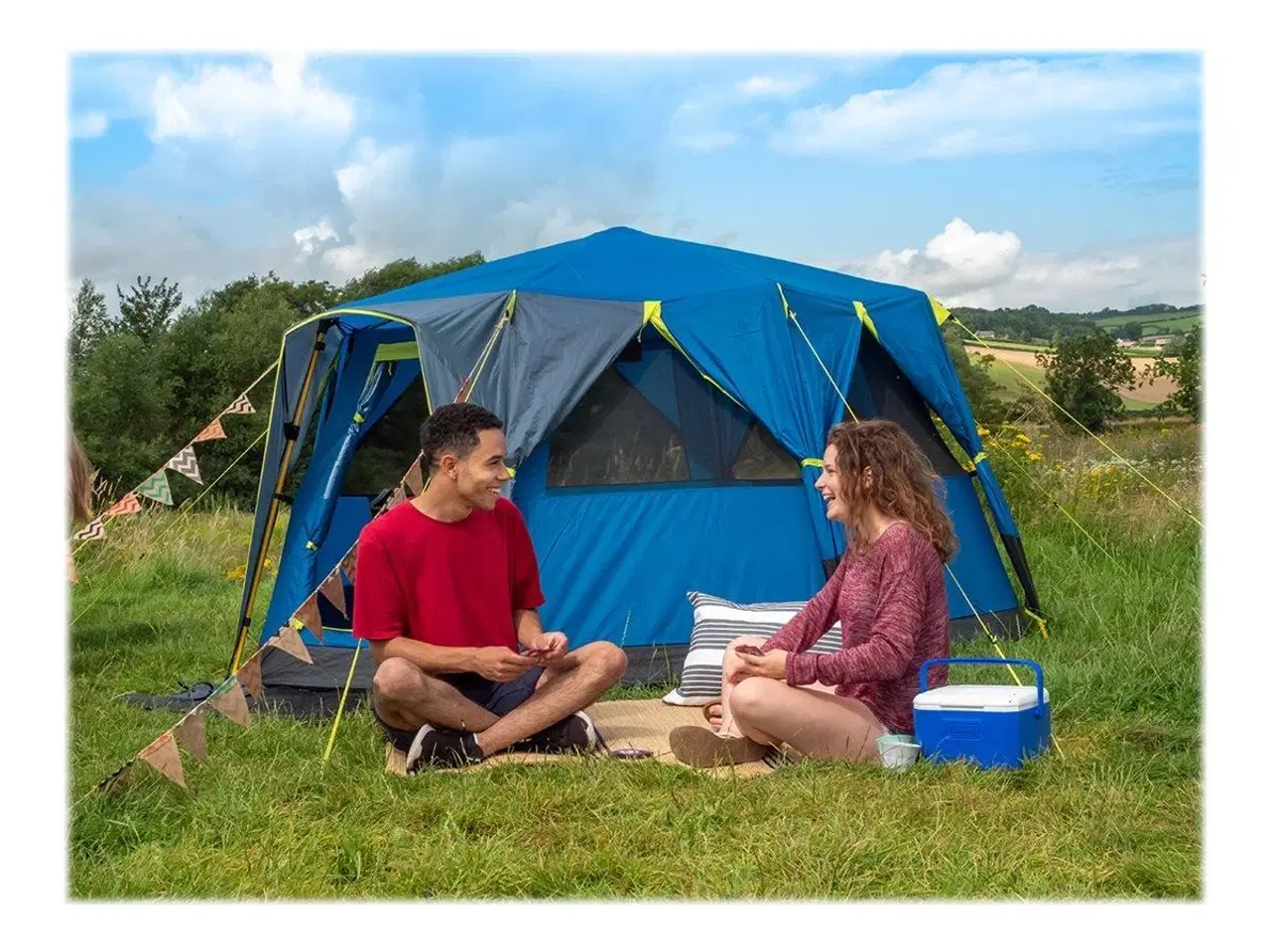 Billede 8 - Køleboks Coleman FlipLid 6 – 4,7 l – blå/hvid