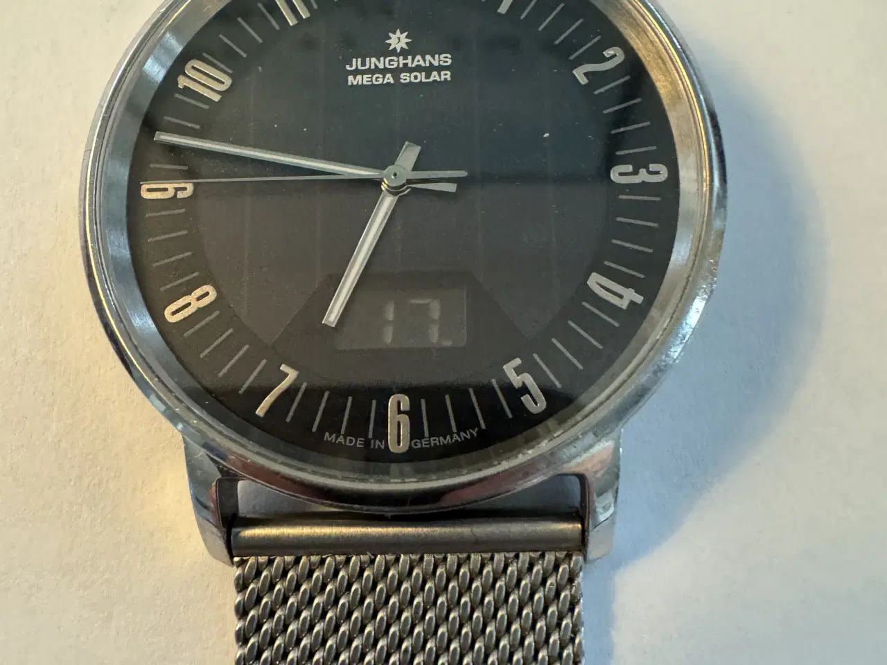 Billede 3 - Junghans Milano Sort/Stål Ø39 mm