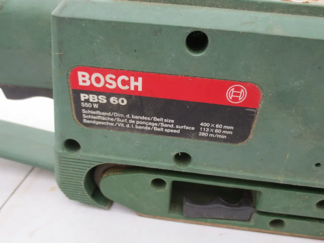 Billede 2 - 1 stk Bosch PBS 60 Båndpudser/ Sliber 