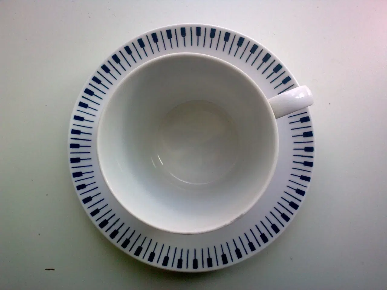 Billede 2 - Kaffe + Lyngby + T2 + T i hvid RETRO porcelæn