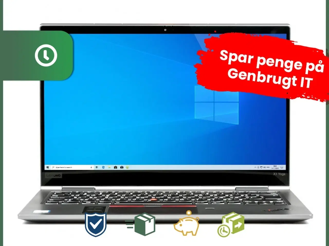 Billede 1 - Lenovo ThinkPad X1 Yoga 4th Gen 14" - Intel i7 8665U 1,9GHz 512GB NVMe 16GB Win11 Pro - Touchskærm - Grade B