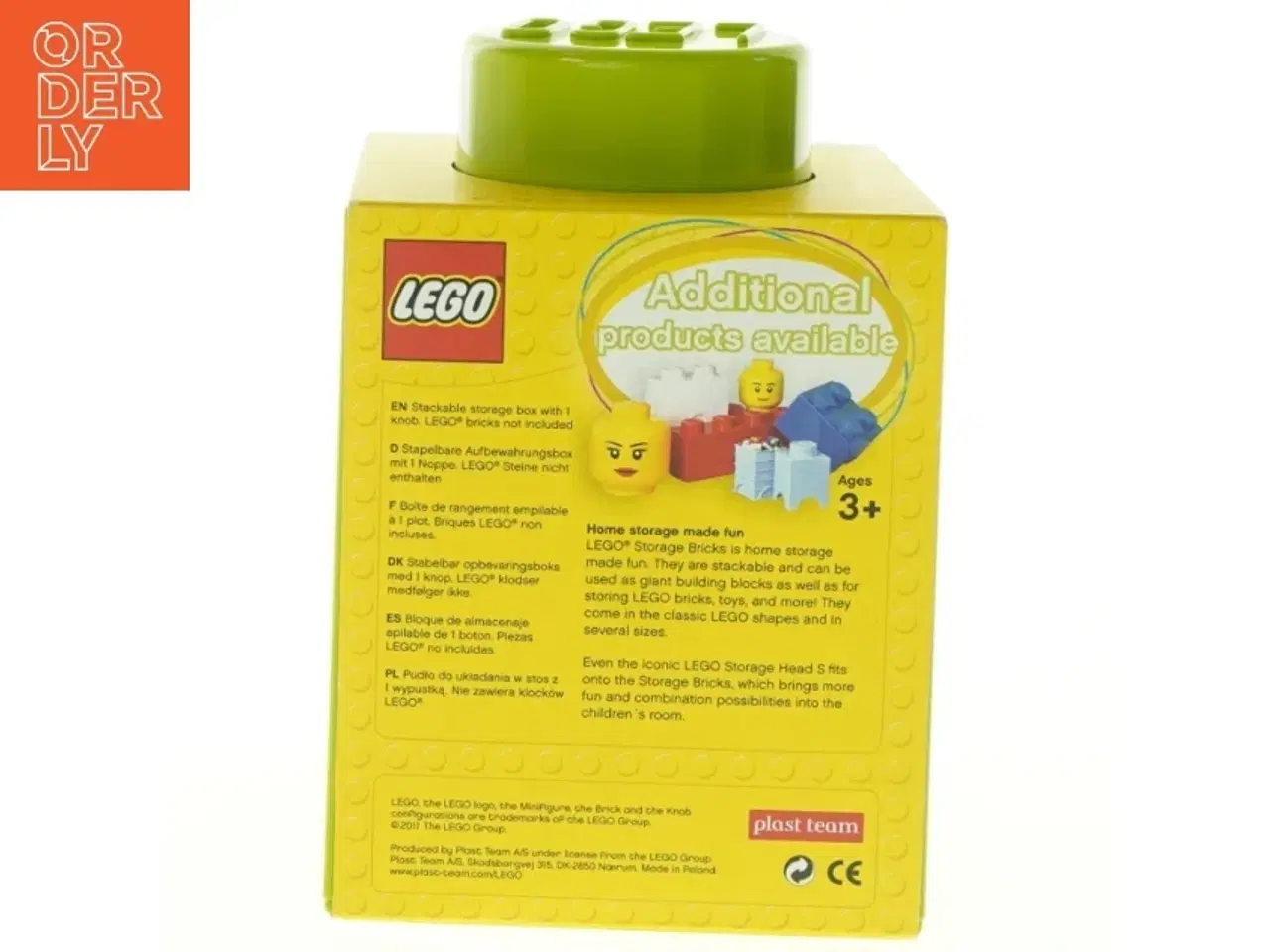 Billede 2 - LEGO Opbevaringsboks fra Lego (str. 12,5 x 18 cm)