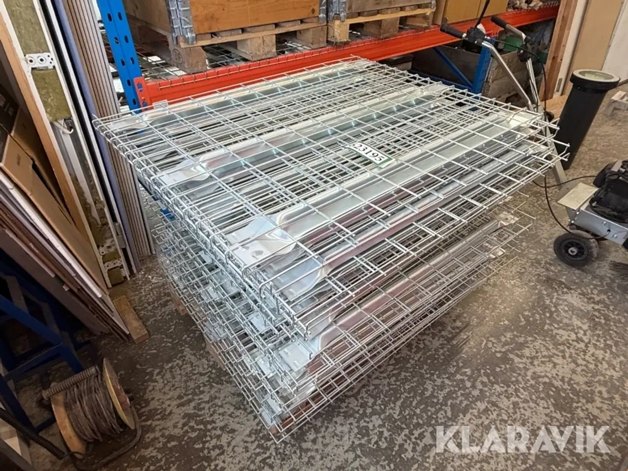 Billede 1 - Pallereoler hylder el galvaniseret.