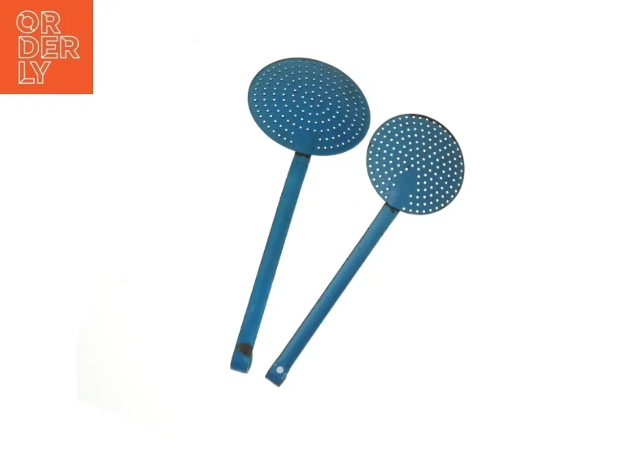 Billede 1 - Sæt af blå hulske (str. 38 cm. og. 36 cm)