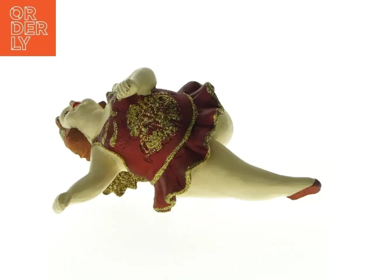 Billede 3 - Julepynt Porcelænsfigur af balletdanser (str. 15 x. 14 cm)