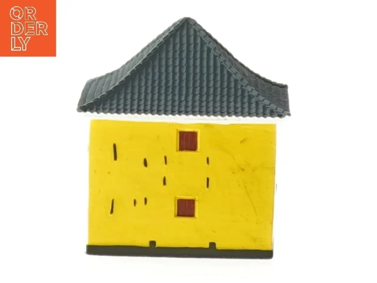 Billede 4 - Miniature gult hus fra Trip Trap (str. 6x5x7 cm)