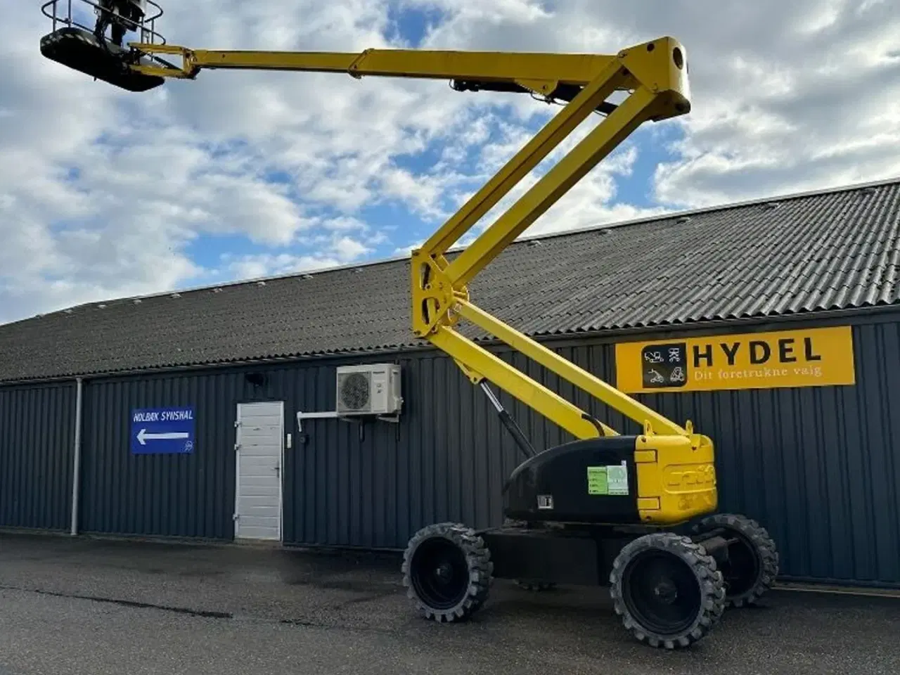 Billede 5 - Nifty HR17D 17 meter knæk arms bom lift med jip arm, drift diesel, træk 4x4