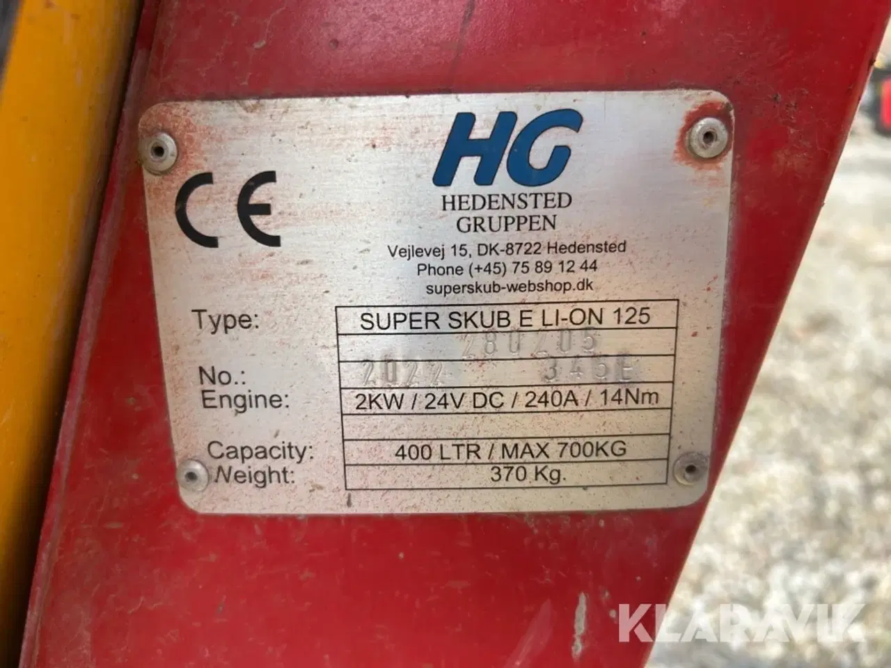 Billede 7 - Elektrisk motorbør Super Skub LI-ON 125