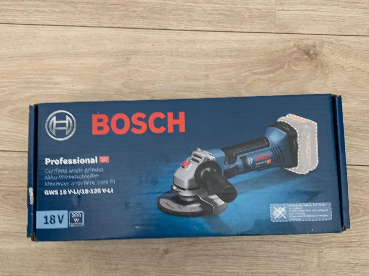 Billede 1 - Bosch gws 18-125 v-li 