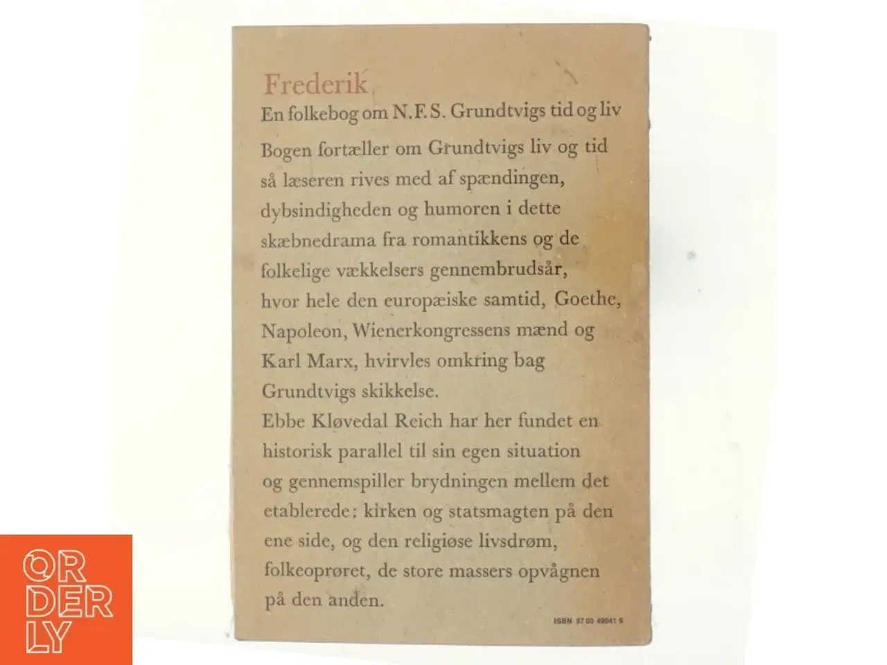 Billede 3 - Frederik : en folkebog om N.F.S. Grundtvigs tid og liv af Ebbe Kløvedal Reich