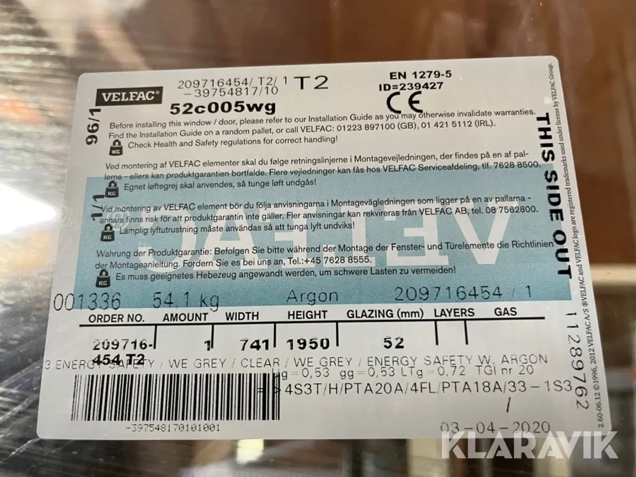 Billede 10 - Terrassedør VELFAC