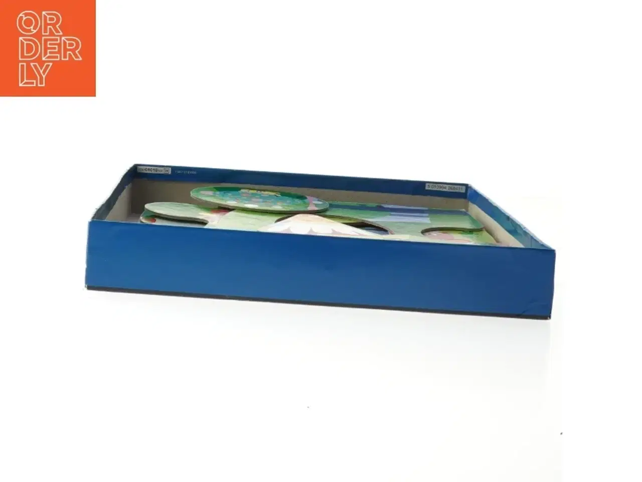 Billede 4 - Gulvpuslespil for børn fra MB Puzzles (str. 2 x 12 brikker)