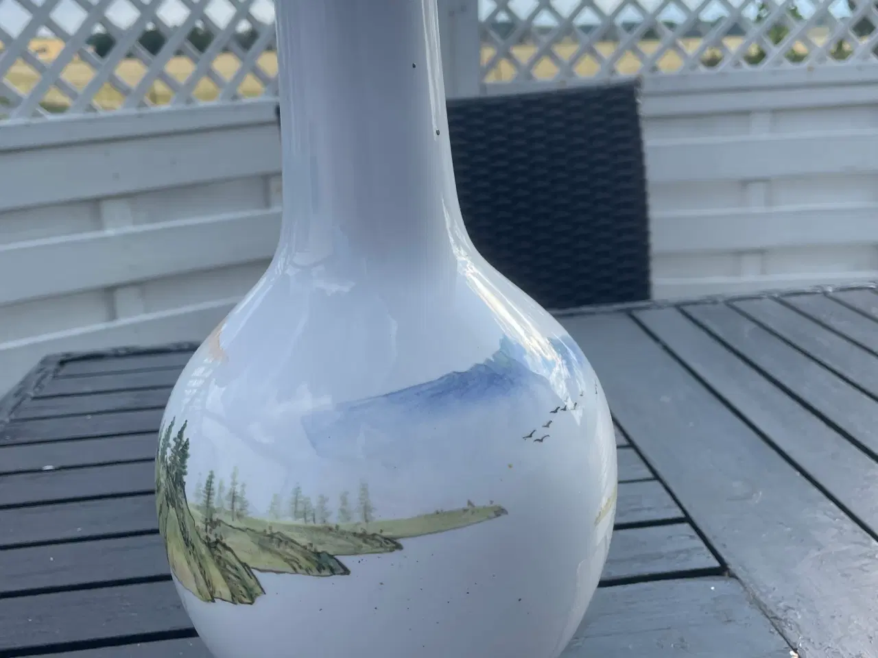 Billede 2 - Vase med kinesisk mønster