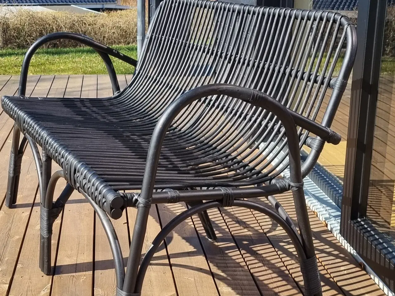 Billede 3 - Sofa i sort bambus