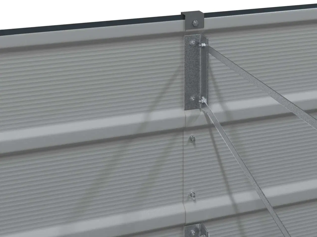 Billede 5 - Plantekasse Antracit 240 x 40 x 45 cm Stål