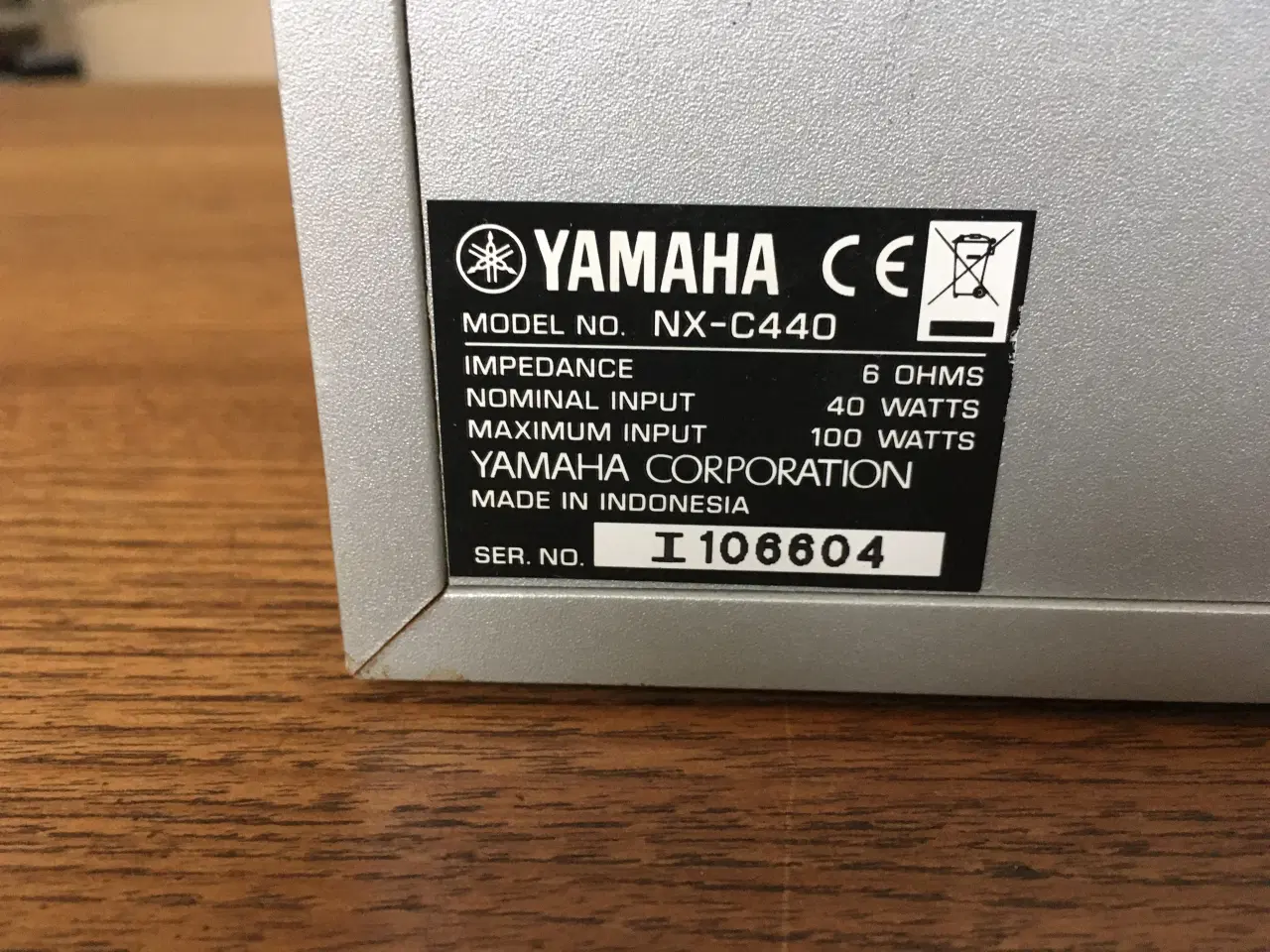 Billede 3 - Højttaler, Yamaha, NX-C440, 100 W