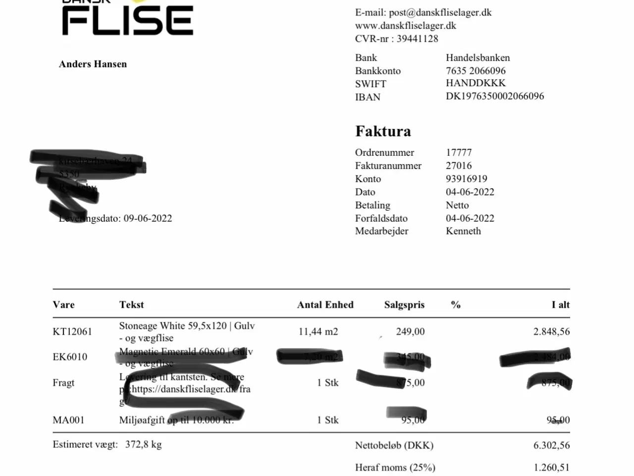 Billede 3 - Gulv-/ Vægfliser - 11 m2