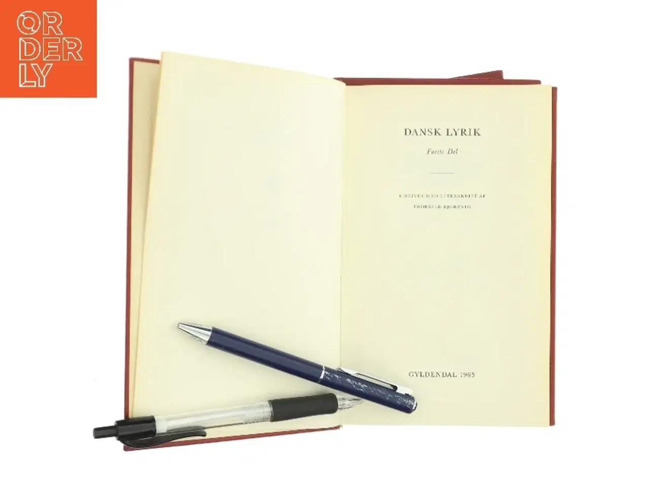 Billede 1 - Dansk Lyrik af Thorkild Bjørnvig (Bog)