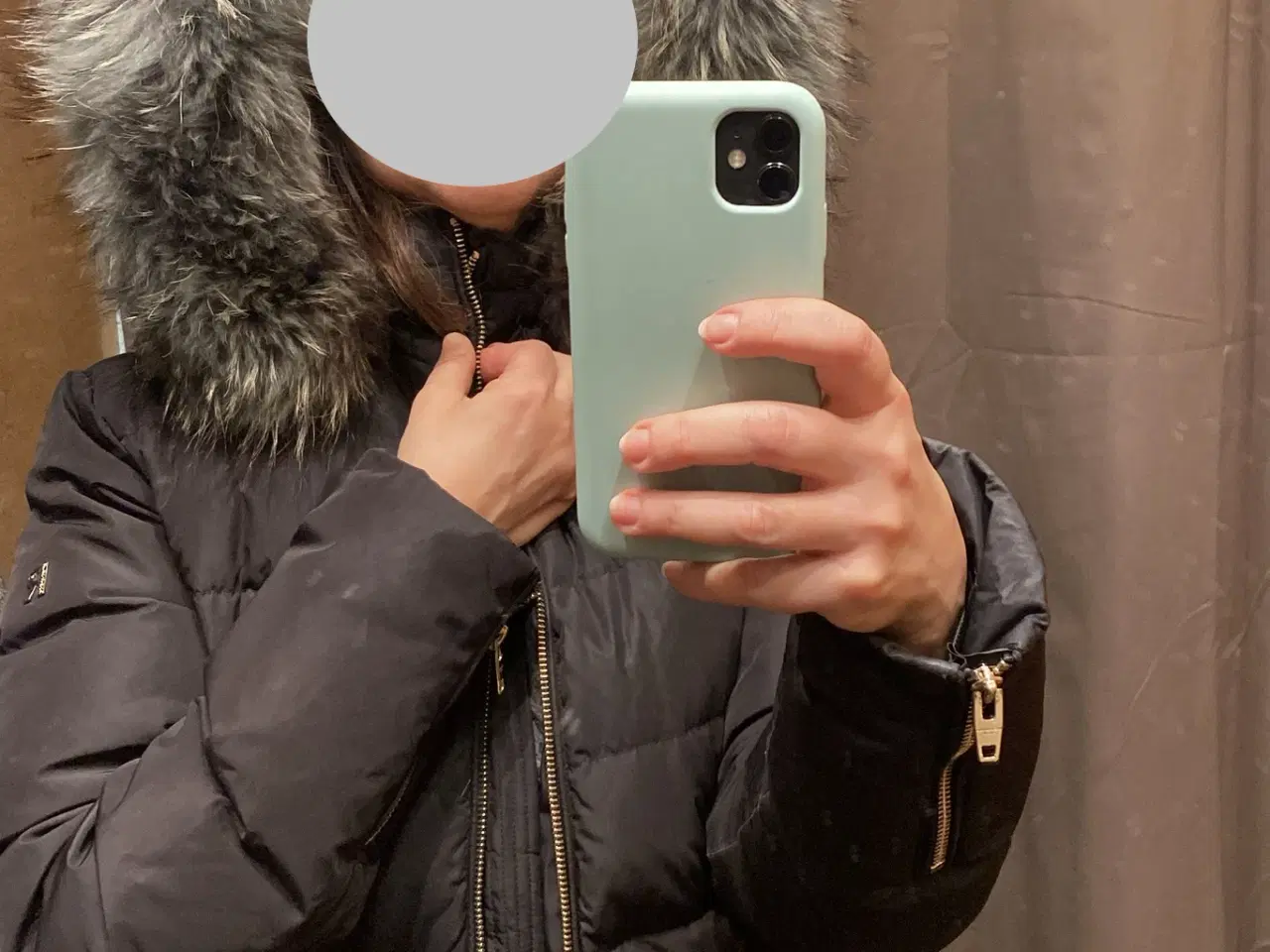 Billede 5 - Varm dunjakke fra Rockandblue med ægte vaskebjørn 