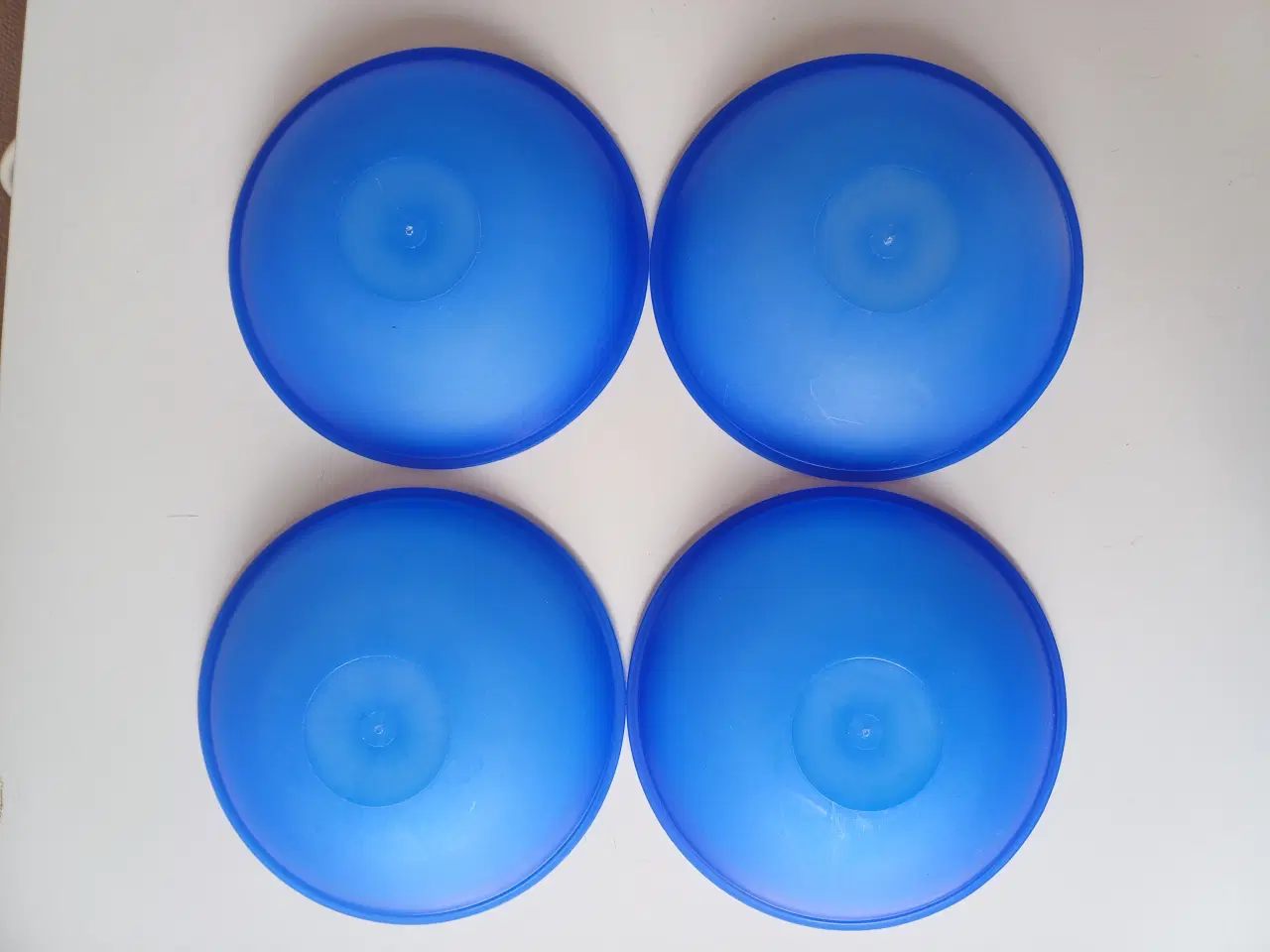 Billede 3 - Plastskåle blå 4 stk.