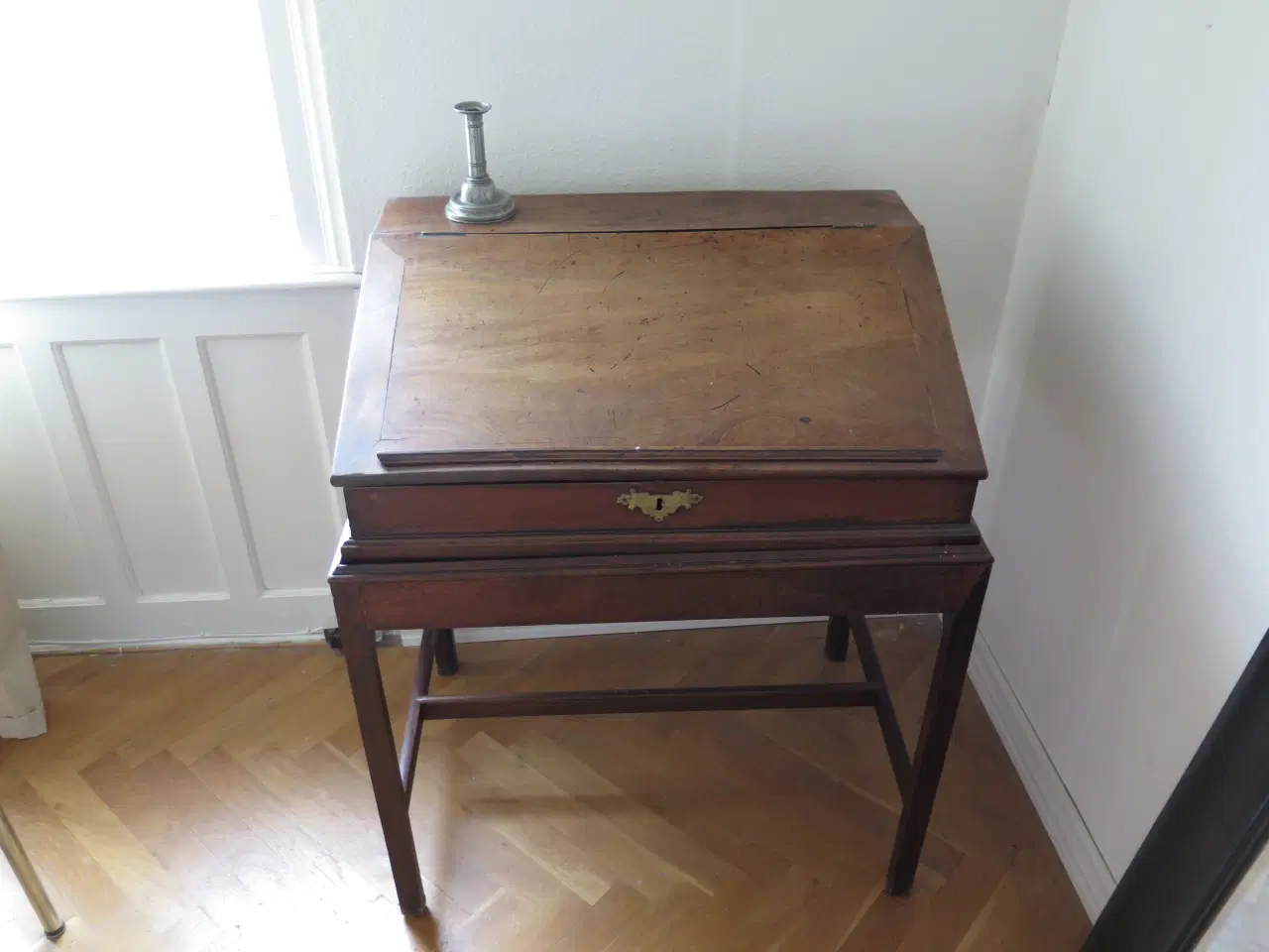 Billede 5 - Antik engelsk skrivepult, sidst i 1700-talllet