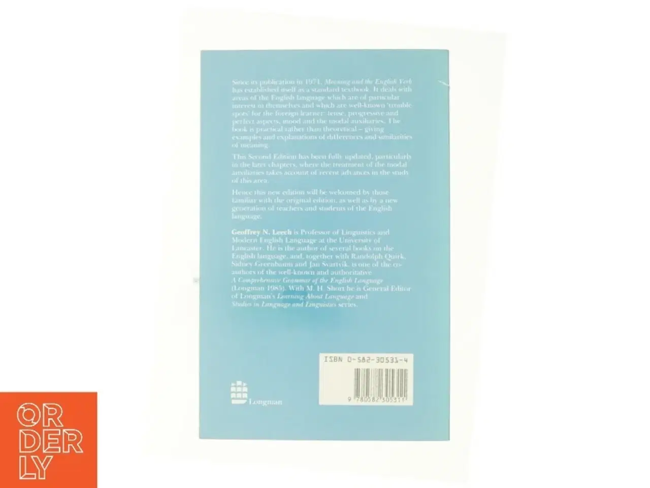 Billede 3 - Meaning and the English Verb af Geoffrey N. Leech (Bog)
