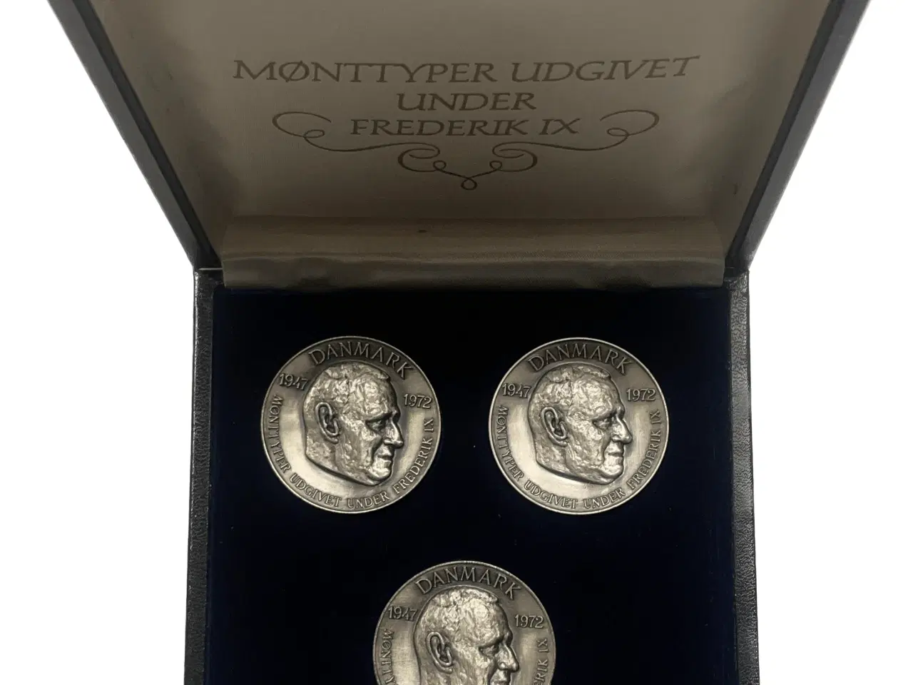 Billede 1 - Mønttyper under Frederik IX