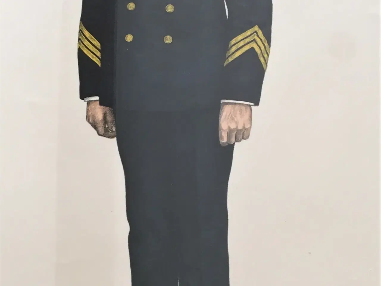 Billede 3 - Stort C.L. Seifert billede med 3 uniform