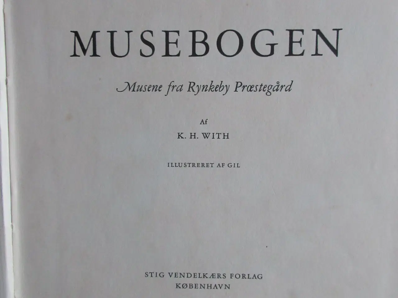 Billede 2 - Musebogen (Musene fra Rynkeby præstegård) ;-)