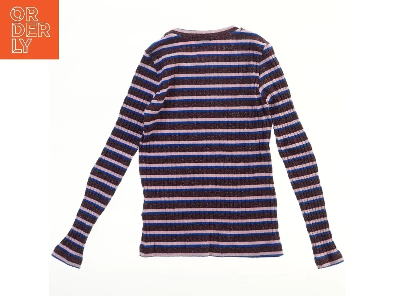 Billede 2 - Langærmet bluse med striber fra Mads Nørgaard (str. 128)