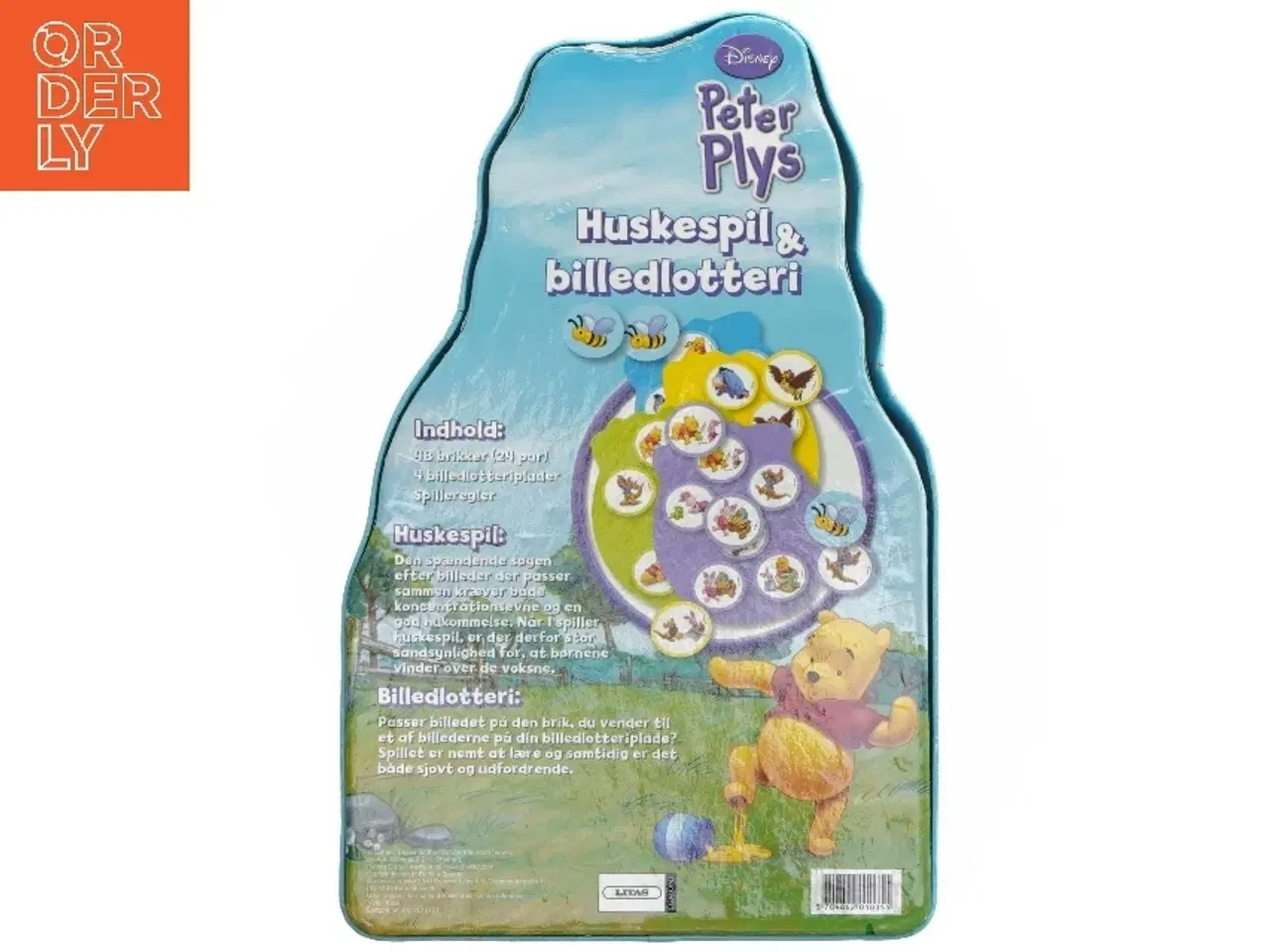 Billede 3 - Peter Plys huskespil og billedlotteri fra Disney (str. 30x19 cm)
