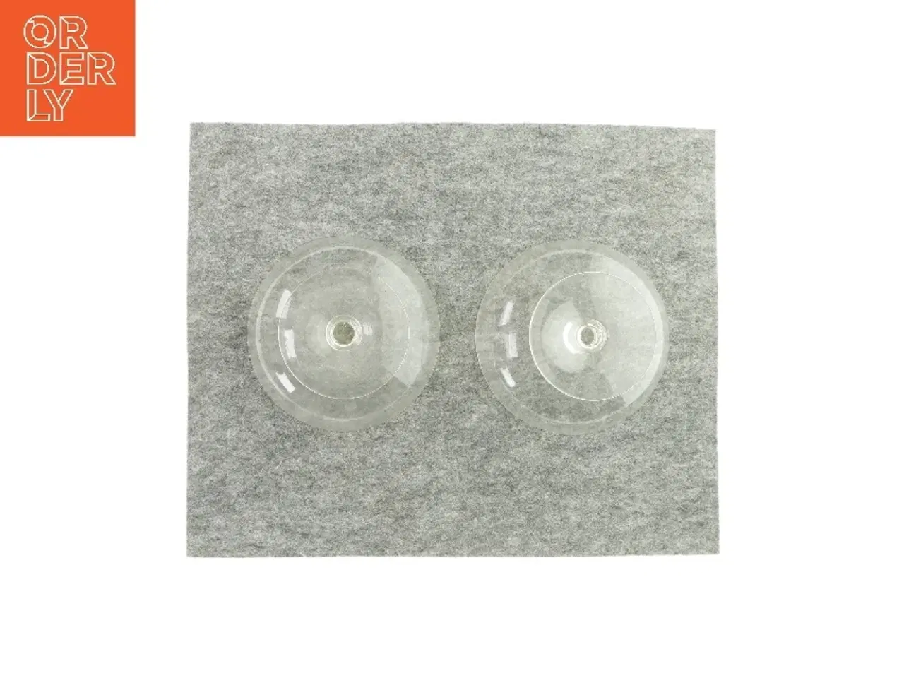 Billede 2 - Glasskål på fod (2 stk) (str. HØ: 11x15 cm)