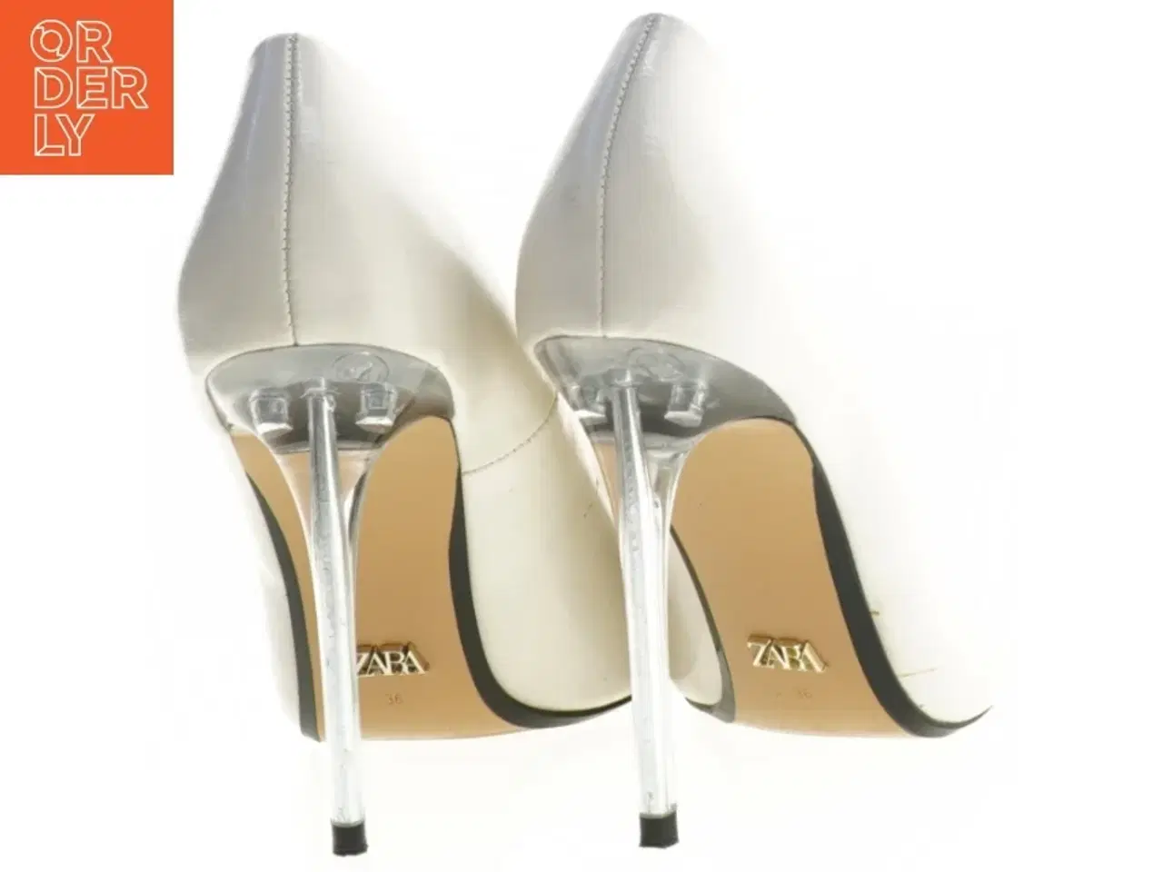 Billede 2 - Hvide stiletter fra Zara (str. 36)