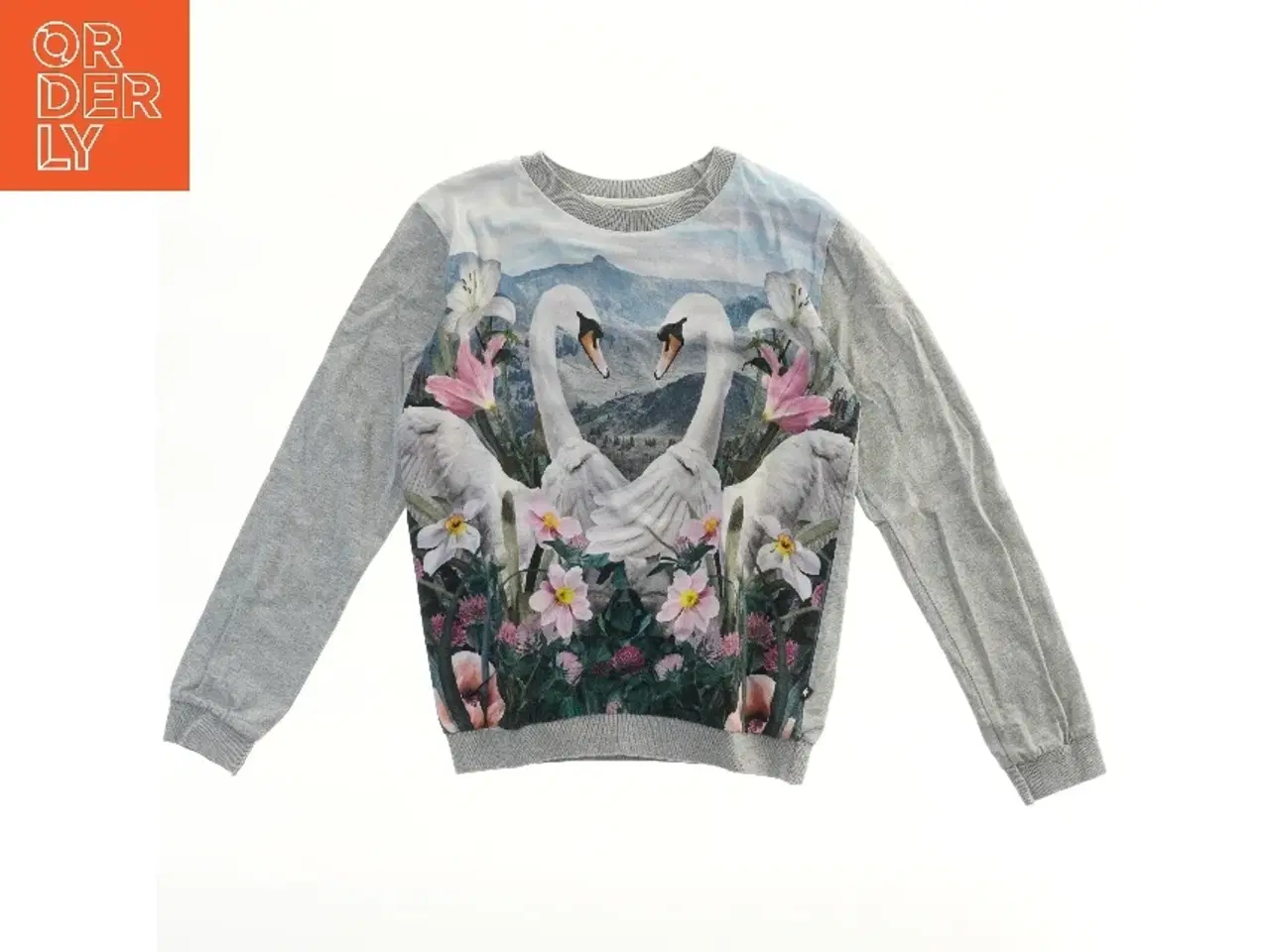 Billede 1 - Molo sweatshirt med svaneprint (str. 140)